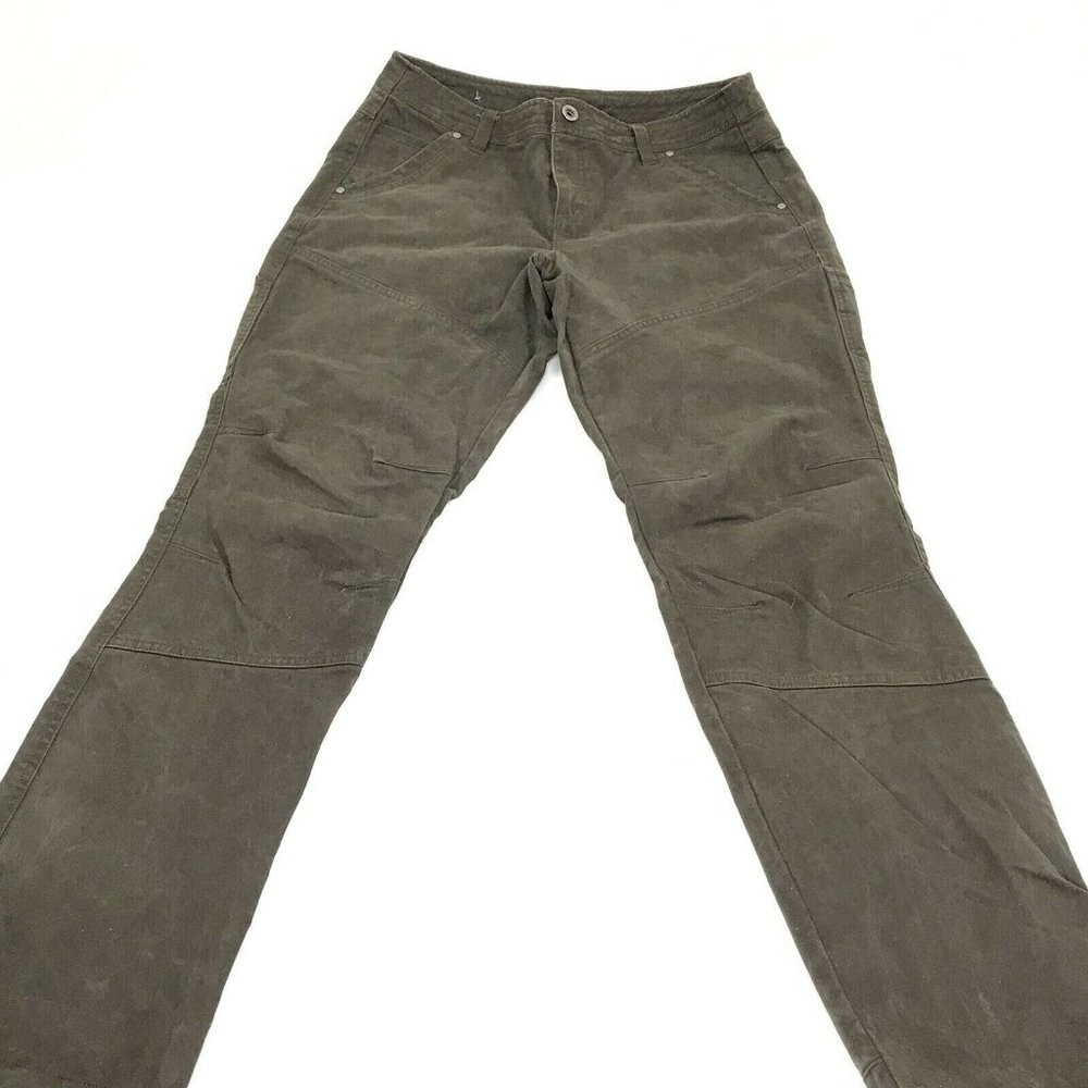 Kuhl Women's Pants Rydr 6351 Outdoor Espresso Brown  34 x 32 Size 12